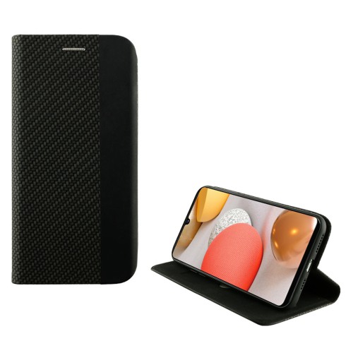 IDOL 1991 ELITE ΘΗΚΗ SAMSUNG A42 5G A426 6.6in  ANTI-RFID BOOK STAND BLACK