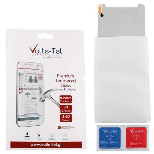 VOLTE-TEL TEMPERED GLASS SAMSUNG T730 TAB S7 FE/T970 TAB S7+/X800 TAB S8+ 12.4" 9H 0.30mm 2.5D FULL GLUE