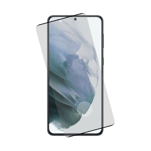 IDOL 1991 TEMPERED GLASS SAMSUNG S21 5G G991 6.2" 9H 0.30mm 3D EDGE GLUE SEMI CURVED FINGER UNLOCK BLACK