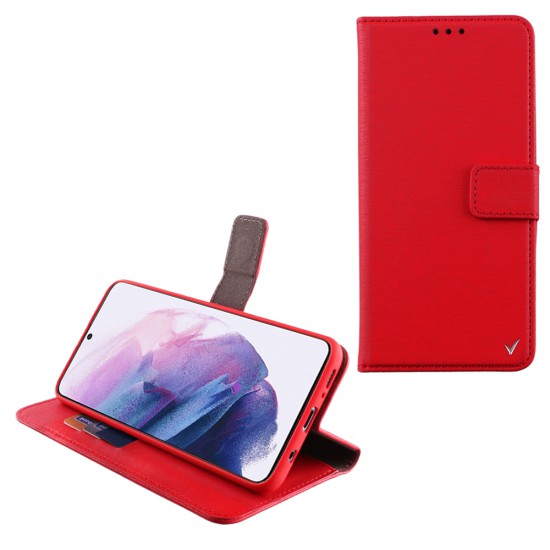 VOLTE-TEL ΘΗΚΗ SAMSUNG S21 PLUS 5G G996 6.7" ALLURE MAGNET BOOK STAND CLIP RED
