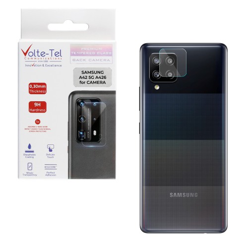VOLTE-TEL TEMPERED GLASS SAMSUNG A42 5G A426 6.5" 9H 0.30mm FOR CAMERA