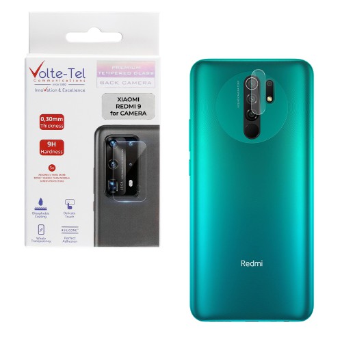 VOLTE-TEL TEMPERED GLASS XIAOMI REDMI 9 6.53" 9H 0.30mm FOR CAMERA
