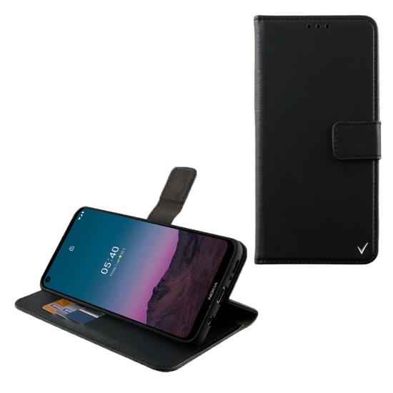 VOLTE-TEL ΘΗΚΗ NOKIA 5.4 6.39 ALLURE MAGNET BOOK STAND CLIP BLACK
