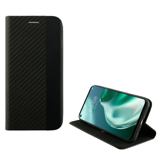 IDOL 1991 ΘΗΚΗ HUAWEI P40 LITE 5G 6.5" ELITE ANTI-RFID BOOK STAND BLACK
