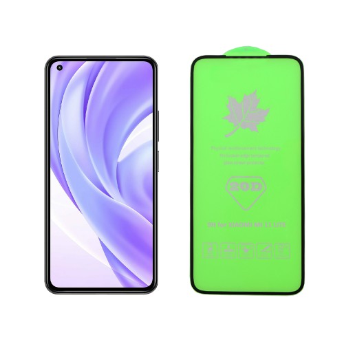 IDOL 1991 TEMPERED GLASS XIAOMI 11 LITE 5G NE/MI 11 LITE/MI 11 LITE 5G 6.55" 9H 0.25mm 20D FULL GLUE SEMI CURVED BLACK