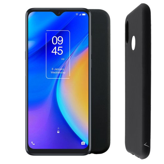 VOLTE-TEL ΘΗΚΗ TCL 20 SE T671 6.82" SILICON TPU CAMERA GUARD BLACK