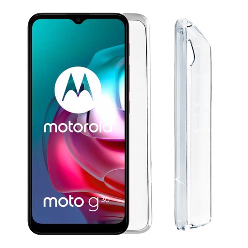 VOLTE-TEL ΘΗΚΗ MOTOROLA MOTO G30 6.5" SLIMCOLOR AIR TPU CAMERA GUARD ΔΙΑΦΑΝΗ