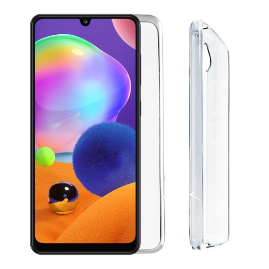 VOLTE-TEL ΘΗΚΗ SAMSUNG A31 A315 6.4" SLIMCOLOR AIR TPU CAMERA GUARD ΔΙΑΦΑΝΗ