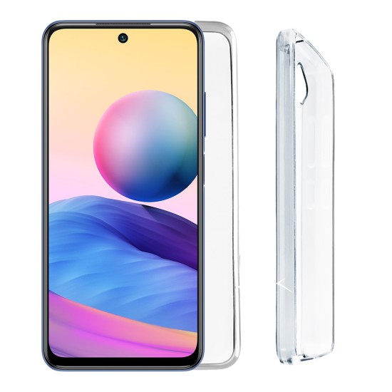 VOLTE-TEL ΘΗΚΗ XIAOMI REDMI NOTE 10 5G 6.5" SLIMCOLOR AIR TPU CAMERA GUARD ΔΙΑΦΑΝΗ