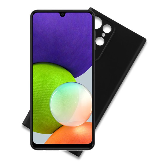 VOLTE-TEL ΘΗΚΗ SAMSUNG A22 4G A225 6.4" SILICON TPU FULL CAMERA PROTECTION BLACK
