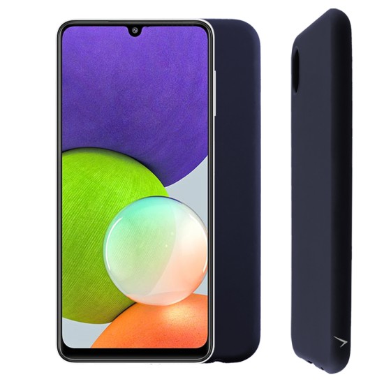 VOLTE-TEL ΘΗΚΗ SAMSUNG A22 4G A225 6.4" SILICON TPU CAMERA GUARD BLUE