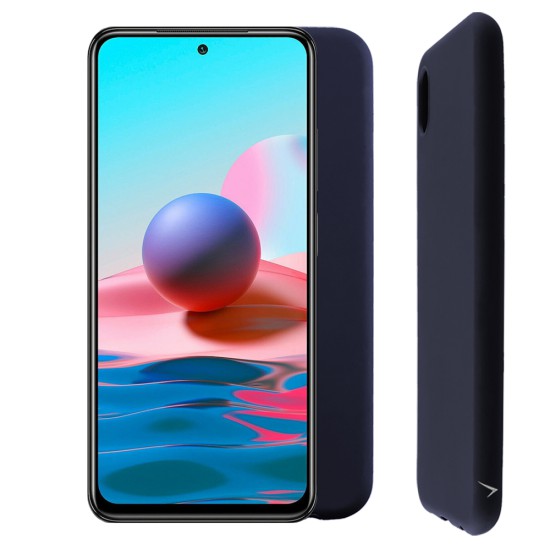 VOLTE-TEL ΘΗΚΗ XIAOMI REDMI NOTE 10 4G/NOTE 10S 6.43" SILICON TPU CAMERA GUARD BLUE