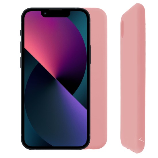VOLTE-TEL ΘΗΚΗ IPHONE 13 MINI 5.4" SILICON TPU CAMERA GUARD PINK