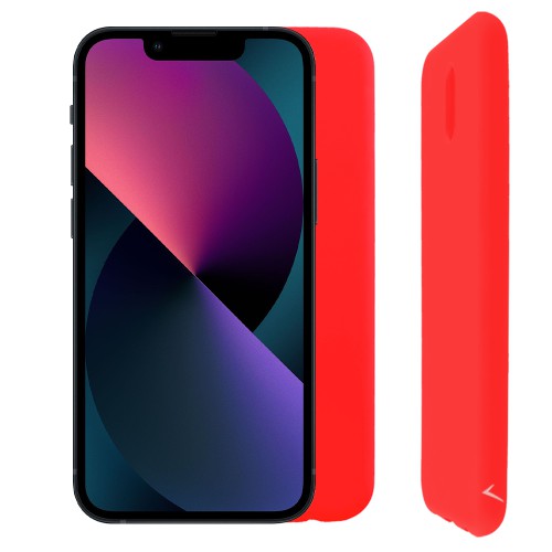 VOLTE-TEL ΘΗΚΗ IPHONE 13 MINI 5.4" SILICON TPU CAMERA GUARD RED