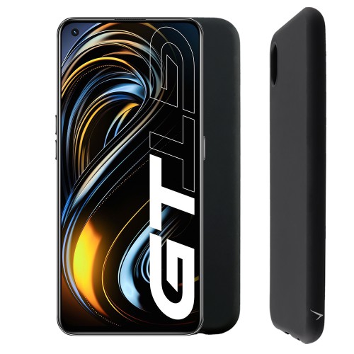 VOLTE-TEL ΘΗΚΗ REALME GT 5G 6.43" SILICON TPU CAMERA GUARD BLACK