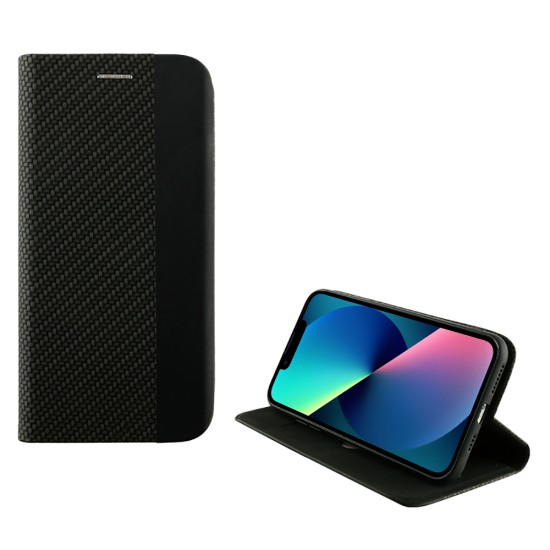 IDOL 1991 ΘΗΚΗ IPHONE 13 6.1" ELITE ANTI-RFID BOOK STAND BLACK