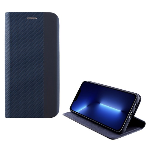 IDOL 1991 ΘΗΚΗ IPHONE 13 PRO 6.1" ELITE ANTI-RFID BOOK STAND BLUE
