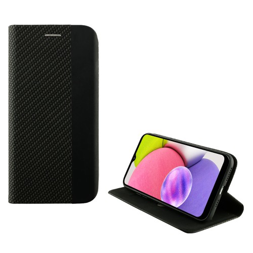 IDOL 1991 ΘΗΚΗ SAMSUNG A03s A037 6.5" ELITE ANTI-RFID BOOK STAND BLACK