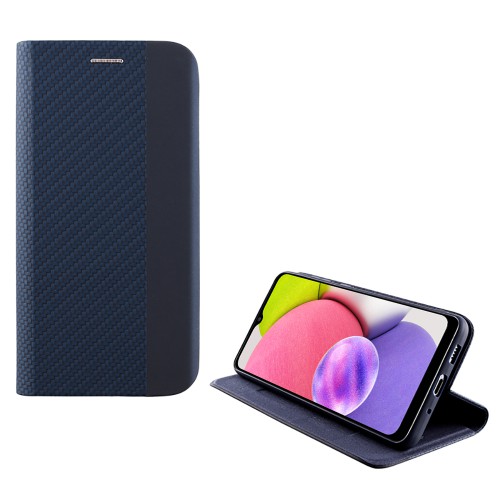 IDOL 1991 ΘΗΚΗ SAMSUNG A03s A037 6.5" ELITE ANTI-RFID BOOK STAND BLUE