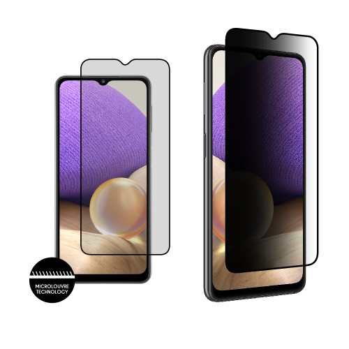 IDOL 1991 TEMPERED GLASS SAMSUNG A32 5G A326 6.5" 9H 0.25mm PREMIUM PRIVACY ANTISPY SEMI CURVED FULL GLUE BLACK