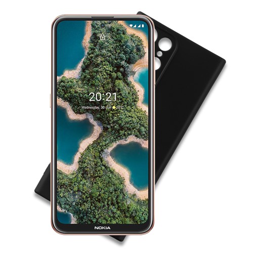 VOLTE-TEL ΘΗΚΗ NOKIA X20 6.67" SILICON TPU FULL CAMERA PROTECTION BLACK