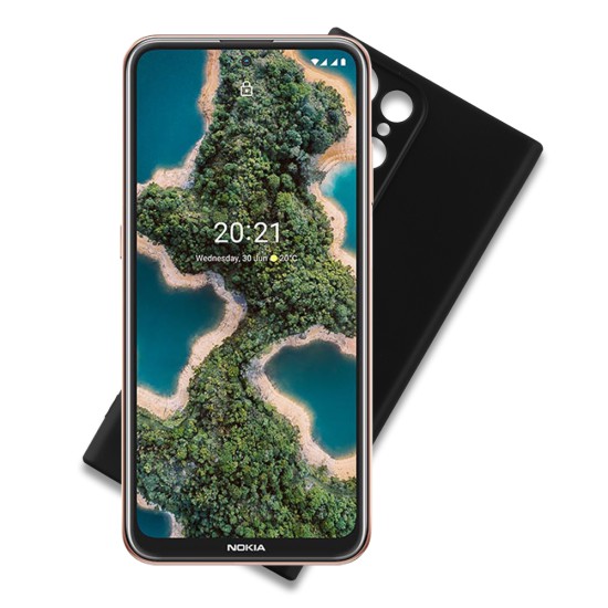VOLTE-TEL ΘΗΚΗ NOKIA X20 6.67" SILICON TPU FULL CAMERA PROTECTION BLACK