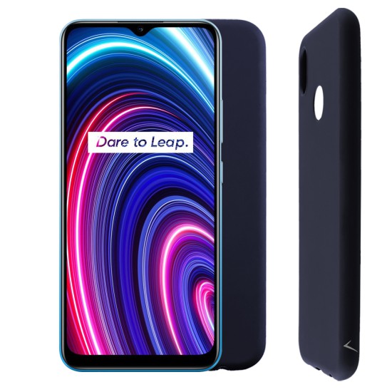 VOLTE-TEL SILICON TPU ΘΗΚΗ REALME C21Y/C25Y 6.5in  CAMERA GUARD BLUE