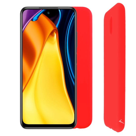 VOLTE-TEL SILICON TPU ΘΗΚΗ XIAOMI POCO M3 PRO 4G/POCO M3 PRO 5G 6.5in CAMERA GUARD RED