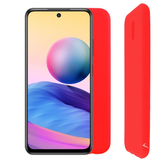 VOLTE-TEL SILICON TPU ΘΗΚΗ XIAOMI REDMI NOTE 10 5G 6.5in  CAMERA GUARD RED