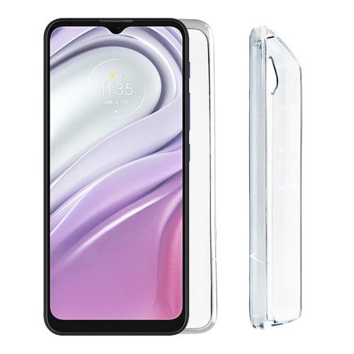 VOLTE-TEL ΘΗΚΗ MOTOROLA MOTO G20 6.5" SLIMCOLOR AIR TPU CAMERA GUARD ΔΙΑΦΑΝΗ