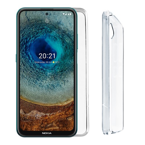 VOLTE-TEL ΘΗΚΗ NOKIA X10 6.67" SLIMCOLOR AIR TPU CAMERA GUARD ΔΙΑΦΑΝΗ
