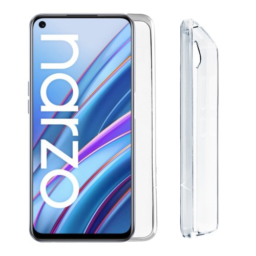 VOLTE-TEL ΘΗΚΗ REALME NARZO 30 6.5" SLIMCOLOR AIR TPU CAMERA GUARD ΔΙΑΦΑΝΗ