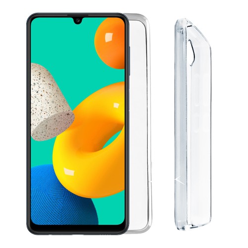 VOLTE-TEL ΘΗΚΗ SAMSUNG M32 M325 6.4" SLIMCOLOR AIR TPU CAMERA GUARD ΔΙΑΦΑΝΗ