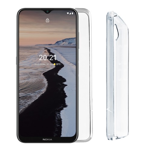 VOLTE-TEL ΘΗΚΗ NOKIA G10 6.52" SLIMCOLOR AIR TPU CAMERA GUARD ΔΙΑΦΑΝΗ
