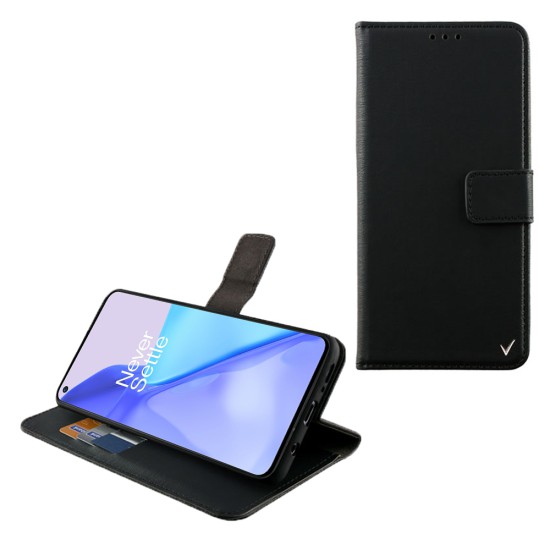 VOLTE-TEL ALLURE ΘΗΚΗ ONEPLUS 9 6.55in  MAGNET BOOK STAND CLIP BLACK