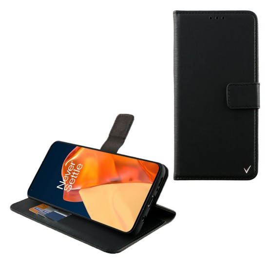 VOLTE-TEL ALLURE ΘΗΚΗ ONEPLUS 9 PRO 6.7in  MAGNET BOOK STAND CLIP BLACK