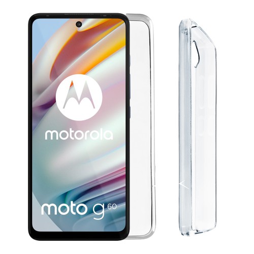 VOLTE-TEL ΘΗΚΗ MOTOROLA MOTO G60/G60s 6.8" SLIMCOLOR AIR TPU CAMERA GUARD ΔΙΑΦΑΝΗ