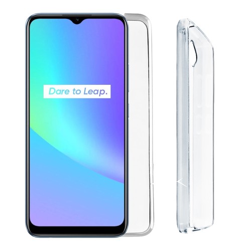 VOLTE-TEL ΘΗΚΗ REALME C15/C25/C25s 6.5" SLIMCOLOR AIR TPU CAMERA GUARD ΔΙΑΦΑΝΗ