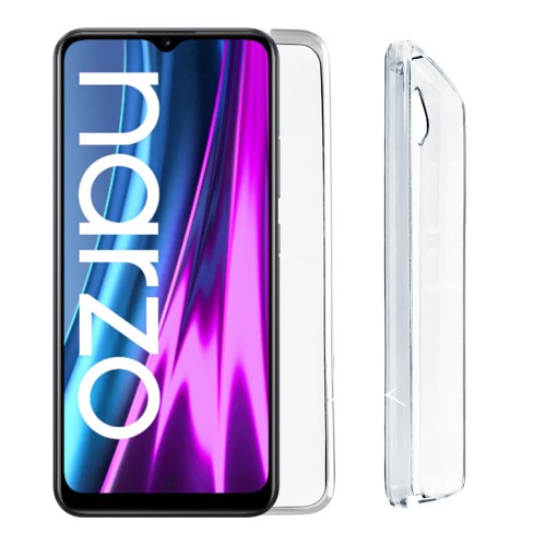 VOLTE-TEL ΘΗΚΗ REALME NARZO 50i 6.5" SLIMCOLOR AIR TPU CAMERA GUARD ΔΙΑΦΑΝΗ