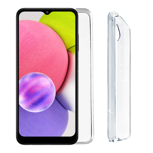 VOLTE-TEL ΘΗΚΗ SAMSUNG A03 A035 6.5" SLIMCOLOR AIR TPU FULL CAMERA PROTECTION ΔΙΑΦΑΝΗ