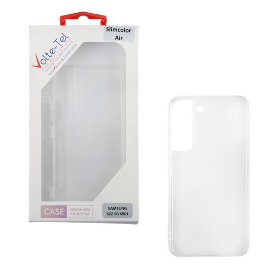 VOLTE-TEL SLIMCOLOR AIR TPU ΘΗΚΗ SAMSUNG S22 5G S901 6.1in CAMERA GUARD ΔΙΑΦΑΝΗ