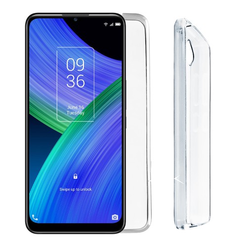 VOLTE-TEL ΘΗΚΗ TCL 20R 5G 6.52" SLIMCOLOR AIR TPU CAMERA GUARD ΔΙΑΦΑΝΗ