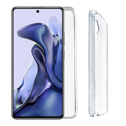 VOLTE-TEL ΘΗΚΗ XIAOMI 11T/11T PRO 6.67" SLIMCOLOR AIR TPU CAMERA GUARD ΔΙΑΦΑΝΗ