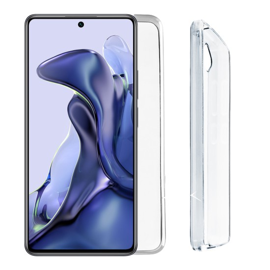 VOLTE-TEL ΘΗΚΗ XIAOMI 11T/11T PRO 6.67" SLIMCOLOR AIR TPU CAMERA GUARD ΔΙΑΦΑΝΗ