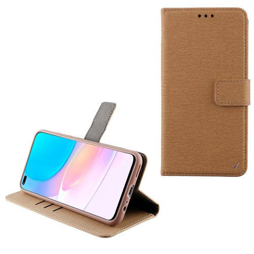 VOLTE-TEL ΘΗΚΗ HUAWEI NOVA 8i 6.67" ALLURE MAGNET BOOK STAND CLIP GOLD