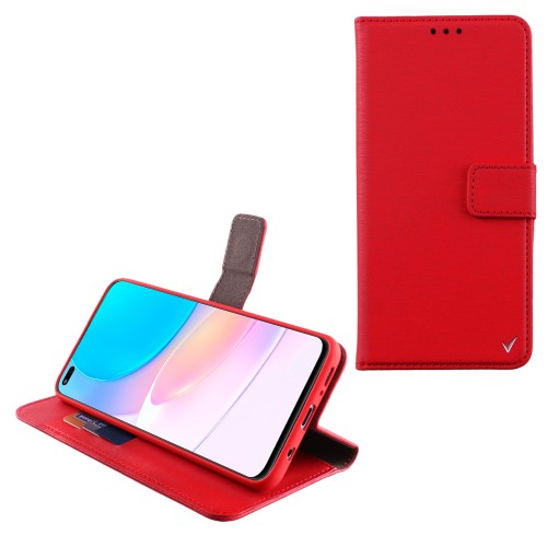 VOLTE-TEL ΘΗΚΗ HUAWEI NOVA 8i 6.67" ALLURE MAGNET BOOK STAND CLIP RED
