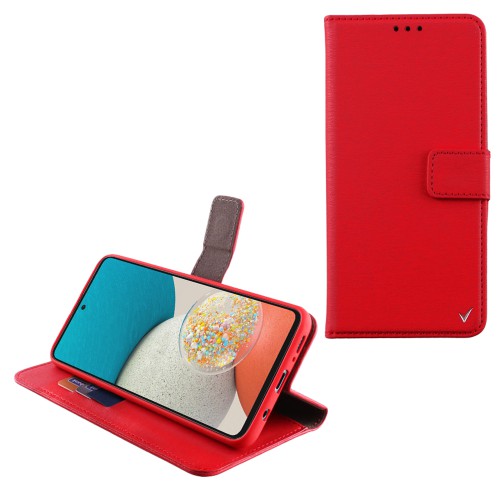 VOLTE-TEL ΘΗΚΗ SAMSUNG A53 5G A536 6.5" ALLURE MAGNET BOOK STAND CLIP RED