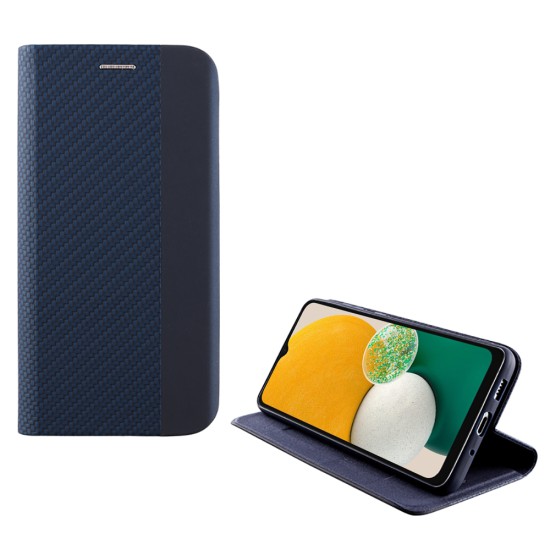 IDOL 1991 ELITE ΘΗΚΗ SAMSUNG A04s A047/A13 5G A136U 6.5in  ANTI-RFID BOOK STAND BLUE