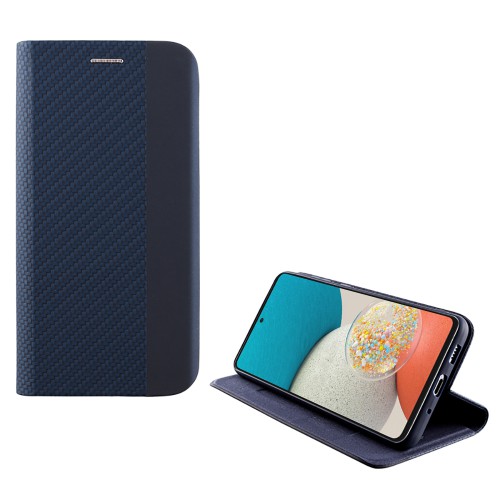 IDOL 1991 ELITE ΘΗΚΗ SAMSUNG A53 5G A536 6.5in  ANTI-RFID BOOK STAND BLUE