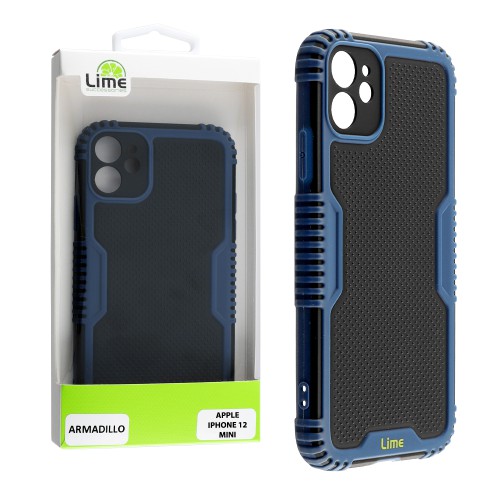 LIME ΘΗΚΗ IPHONE 12 MINI 5.4" ARMADILLO FULL CAMERA PROTECTION BLUE